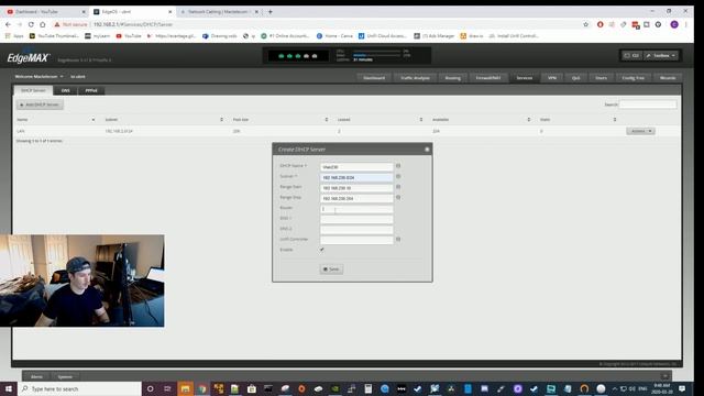 Creating networks and vlans on Edge router x, Tagging Unifi switch ports смотреть онлайн