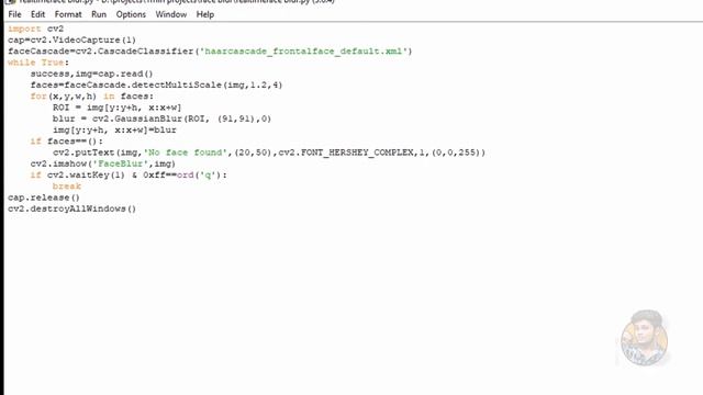 1minutevideo | python project | python | blur | live face blur смотреть онлайн