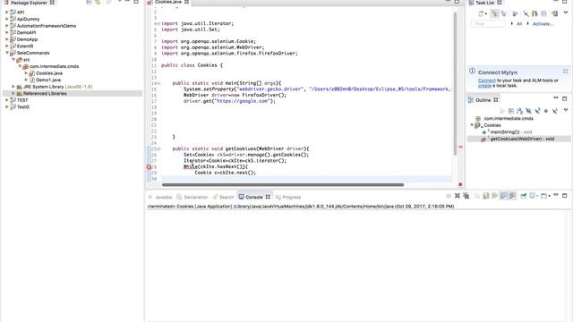 Working With Cookies in Selenium | Cookies using Selenium Java Webdriver |Selenium Commands смотреть онлайн