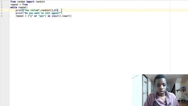 Python Dice Game смотреть онлайн