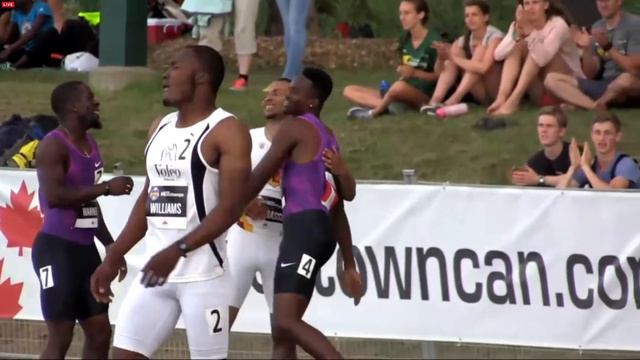 Watch Andre De Grasse in one of the earliest races of his career in 2015 in Edmonton | CBC Sports смотреть онлайн