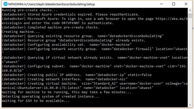 Creating an external docker-machine смотреть онлайн