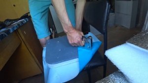 Поворотное Кресло в лодку ПВХ своими руками. Думал будет как обычно, а получилось хорошо.