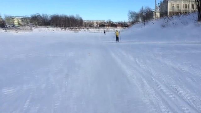 На велике зимой по речке Вологда смотреть онлайн