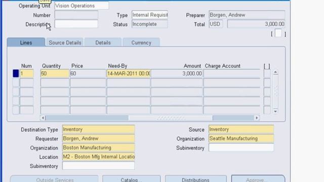 Creating Internal Requisitions Demo смотреть онлайн