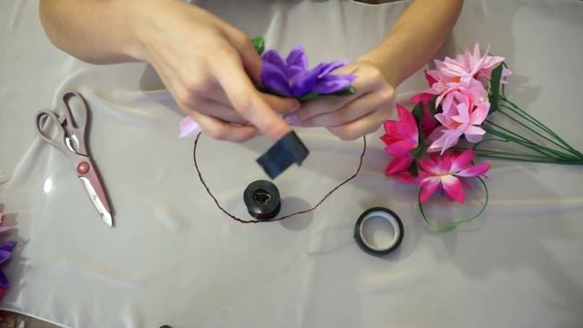 Рукоделие: Венок из цветов своими руками смотреть онлайн