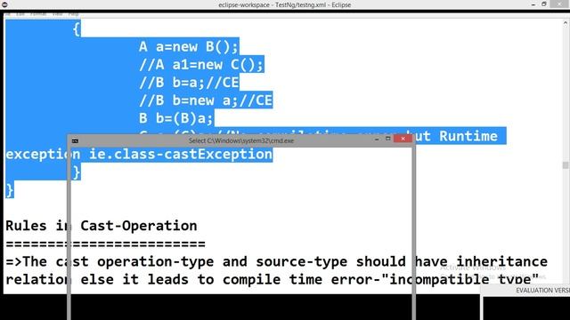 UpCasting|DownCasting|IS-A|Has-A Relationship Online Core Java Class Part смотреть онлайн