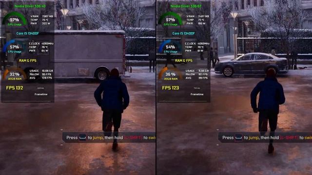 Nvidia Drivers (536.40 vs 536.67) Test in 5 Games RTX 3060Ti - Comparison Test смотреть онлайн