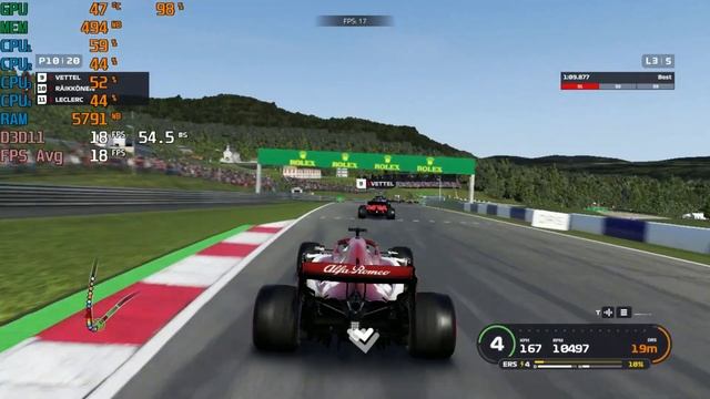 AMD Athlon II X4 640 \ Radeon HD 6670 \ F1 2019 @720p very low settings (8GB RAM) смотреть онлайн
