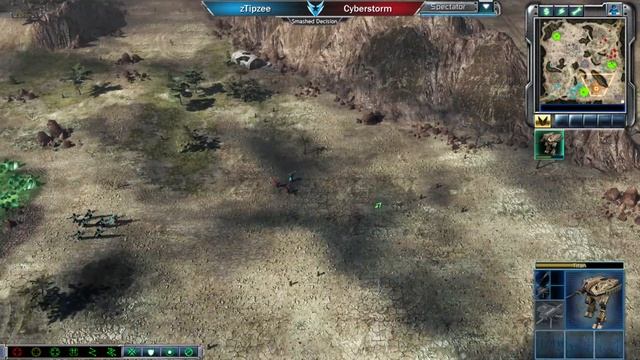 C&C3: Kane's Wrath 1vs1 - zTipzee (BH) vs. Cyberstorm (ST) смотреть онлайн