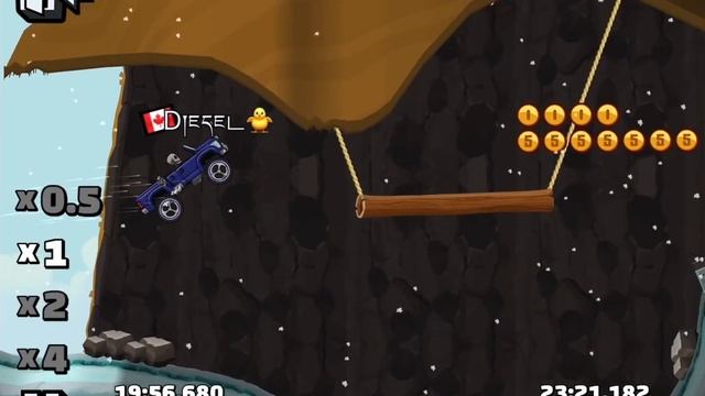 (old) Hill Climb Racing 2 | Super Diesel Mountain 13978m WORLD RECORD смотреть онлайн