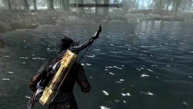 The Elder Scrolls V Skyrim рыбалка Абесинский окунь, бойцовая рыбка и т.д смотреть онлайн
