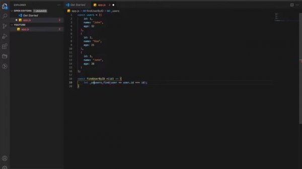 Array.find() in javascript