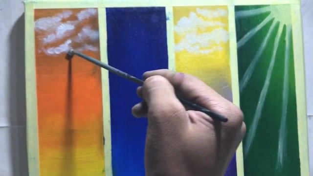 КАК НАРИСОВАТЬ КАРТИНУ МАСЛЯНОЙ КРАСКОЙ,DAILY CHALLENGE смотреть онлайн