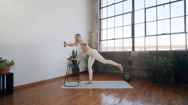 30 Minute Pilates & Barre Workout | full body mini ball + weights смотреть онлайн