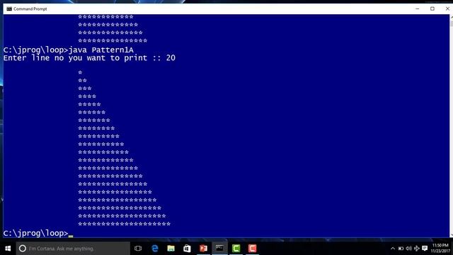 Pattern program in java using nested while and for loop || Knowledge Light смотреть онлайн