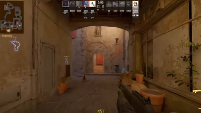 Лучший раунд 2023г. в Counter-Strike 2 CS2. 7 фрагов при игре 5x5. смотреть онлайн