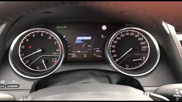 Тойота камри 3.5 кузов v70 2018 обзор замера 0-100км/ч на стоке Camry v70 смотреть онлайн