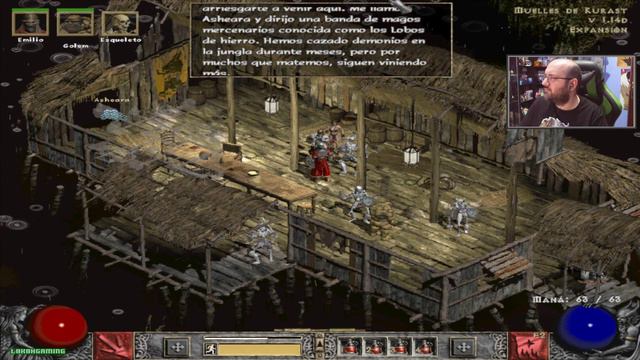 Diablo 2 - Directo Español - Acto 2 y 3 - Duriel el Señor del Dolor - Rumbo a la Selva - PC смотреть онлайн