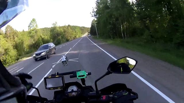 KAWASAKI Versys 650 .Иркутск - Листвянка оз.Байкал. смотреть онлайн
