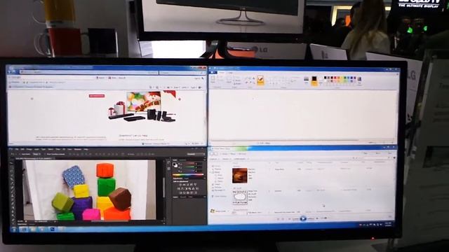 LG UltraWide EB93 219 IPS 29 monitor bemutató videó @ CES 2013 | Tech2.hu смотреть онлайн