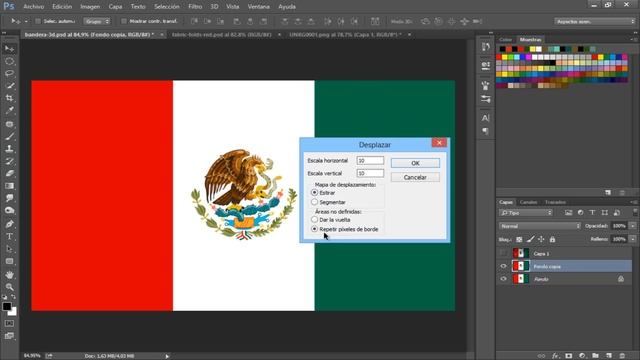 Como Hacer Una Bandera 3D En Photoshop Tutorial смотреть онлайн