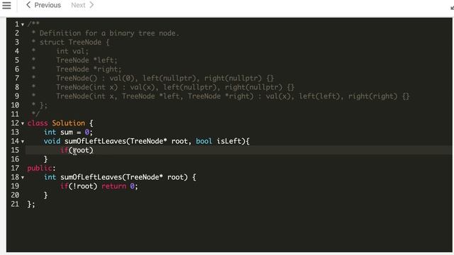Sum of Left Leaves | LeetCode 404 | C++, Java, Python смотреть онлайн