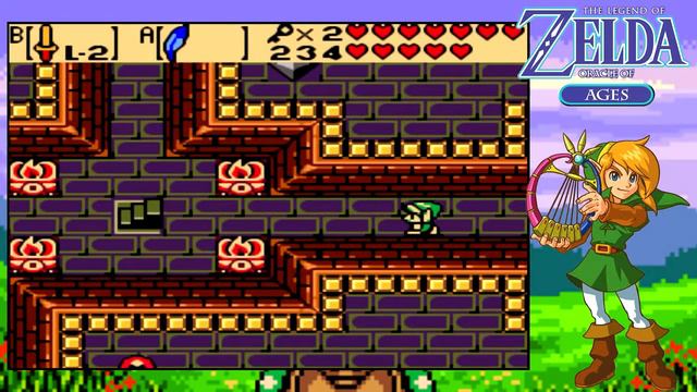Guía | Zelda Oracle Of Ages 100% | #11 | Nivel 8 Tumba Antigua (1/2) y Guante de Fuerza смотреть онлайн