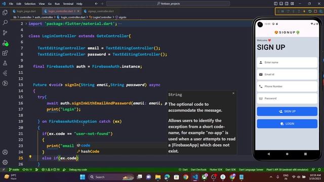 Flutter firebase Login Logic | Flutter firebase with getx part 05 | Flutter hero смотреть онлайн