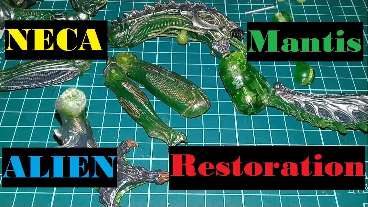 Repair Video! A How To Restore 2016 Neca Mantis Alien Tutorial. Watch now! смотреть онлайн