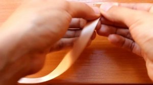 Роза из атласной ленты /самый простой способ