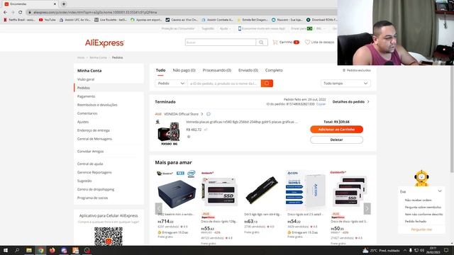 UNBOXING RX 580 VEINEDA 8 GB do AliExpress | Vale a Pena ? смотреть онлайн