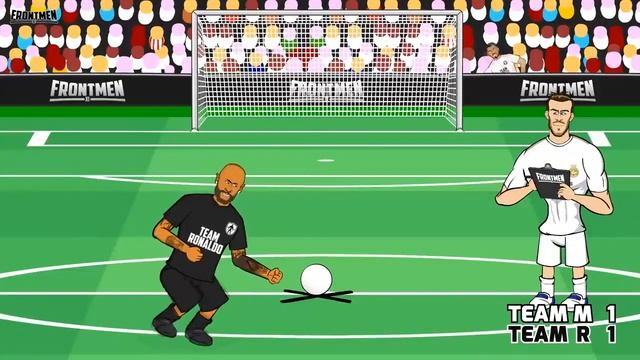 ФРОНТМЕН 9 СЕРИЯ КОМАНДА МЕССИ против КОМАНДЫ РОНАЛДУ ФУТБОЛЬНЫЕ ЧЕЛЛЕНДЖИ смотреть онлайн