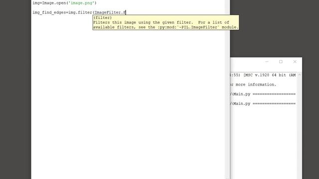 Python PIL - Find edges in Image смотреть онлайн