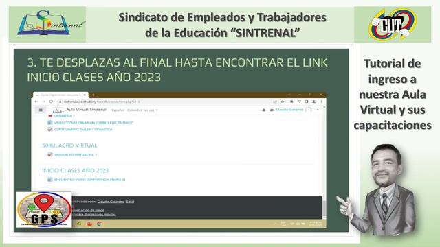Tutoria ingreso Aula Virtual Sintrenal смотреть онлайн