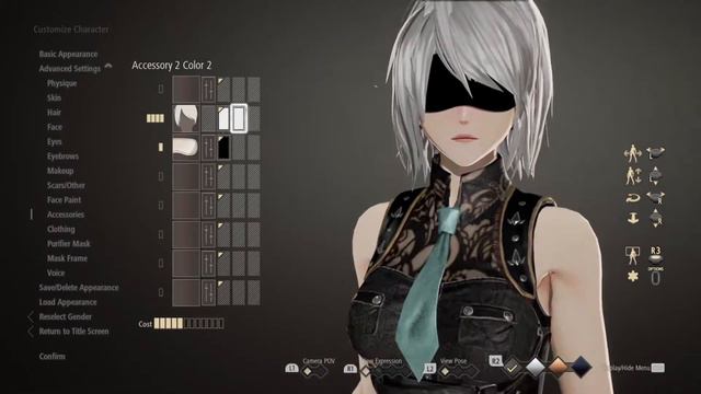 Code Vein Female Character Creation II Making 2B From Nier Automata! смотреть онлайн
