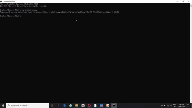 How to install Numpy, Tkinter, Pygame in Windows 10 .. The easiest way!!! смотреть онлайн