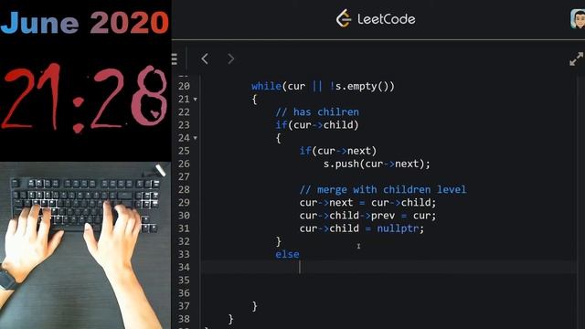 Flatten a Multilevel Doubly Linked List смотреть онлайн