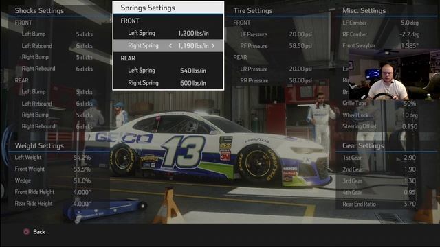 NASCAR Heat 4 Setup - Homestead-Miami Live Build (World Challenge)