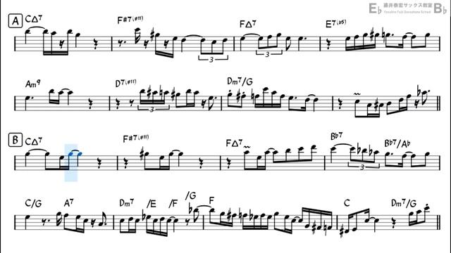 One Hundred Ways - Easy Solo Example for Alto Sax смотреть онлайн