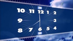 Часы Первого канала Евразия (2009-2020) с вечерней музыкой часов российского Первого канала