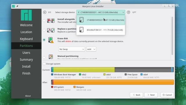 How to Dual Boot Manjaro Linux and Windows 11 [ 2022 ] Manjaro Linux Installation STEP BY STEP смотреть онлайн