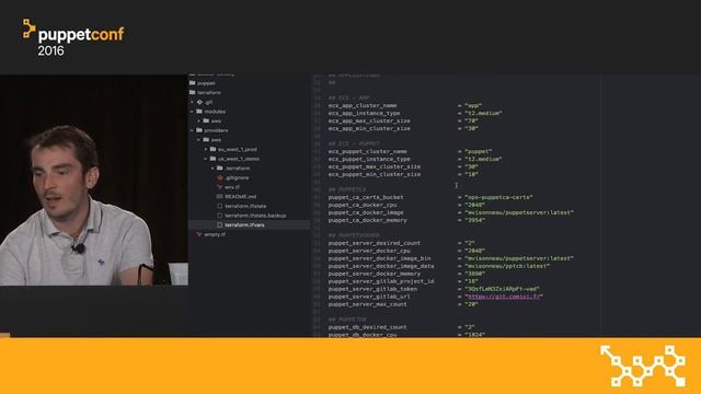 Scaling Puppet on AWS ECS with Terraform and Docker – Maxime Visonneau at PuppetConf 2016 смотреть онлайн