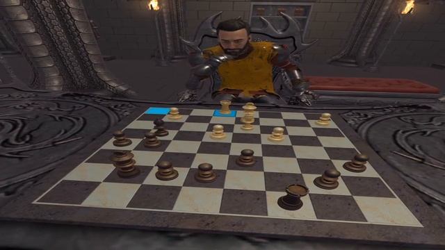 Trying out medieval Chess VR on Quest 2 (VR game) смотреть онлайн