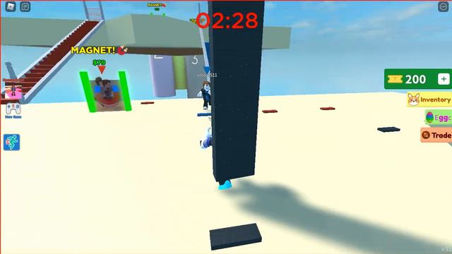 как встать первый место за минуту постройка длинный мост!!! Bridge Run Roblox смотреть онлайн