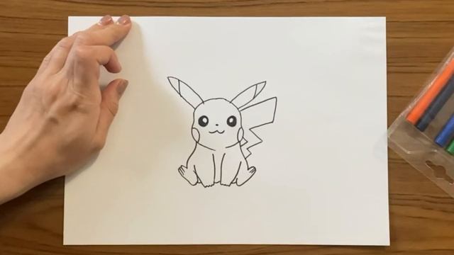 How to draw Pikachu | Easy drawing смотреть онлайн