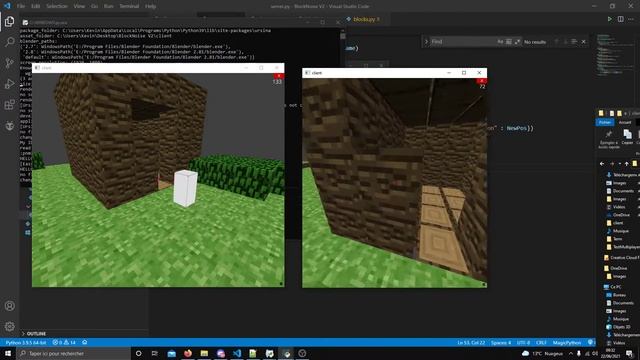 [ Ursina / UrsinaNetworking ] Multiplayer Minecraft Clone in Python ! смотреть онлайн