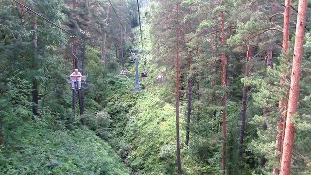Серпантин Белокуриха 2 и канатная дорога на гору Церковка смотреть онлайн