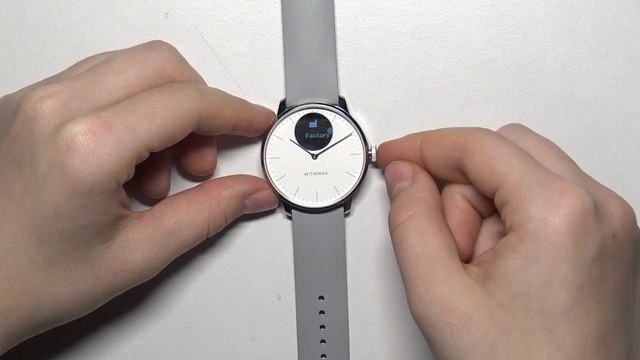 Withings Scanwatch | Как выполнить сброс всех настроек часов Withings Scanwatch