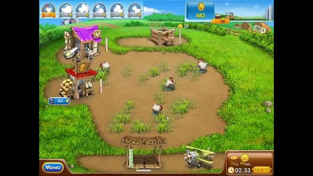 Стрим по Farm Frenzy 2. Прохождение #1. Новые текстуры, новые домики. смотреть онлайн